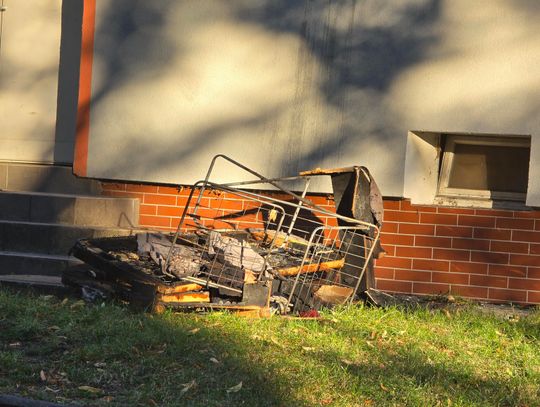 Pożar mieszkania przy ul. Jesionowej. Ewakuowano 7 osób