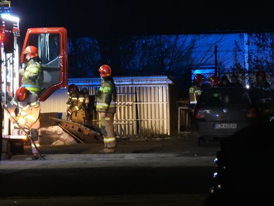 Pożar plastikowego kontenera przy ul. Papieżka. Doszło do podpalenia
