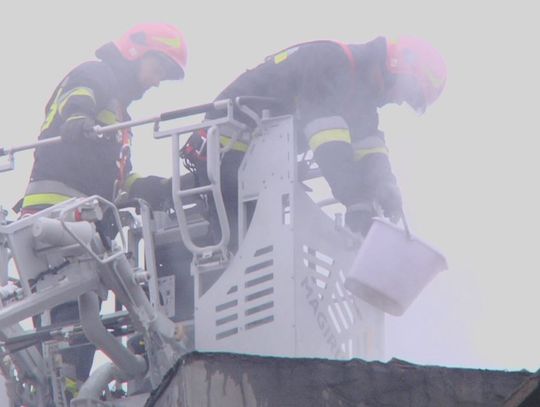 Pożar sadzy przy ul. Tumskiej 6