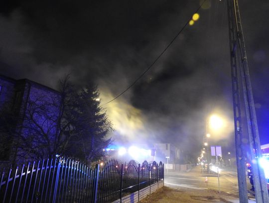 Pożar sadzy przy ul. Wiejskiej. Trwa akcja strażaków z PSP