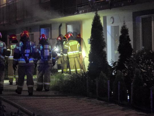 Pożar w bloku socjalnym przy ulicy Toruńskiej