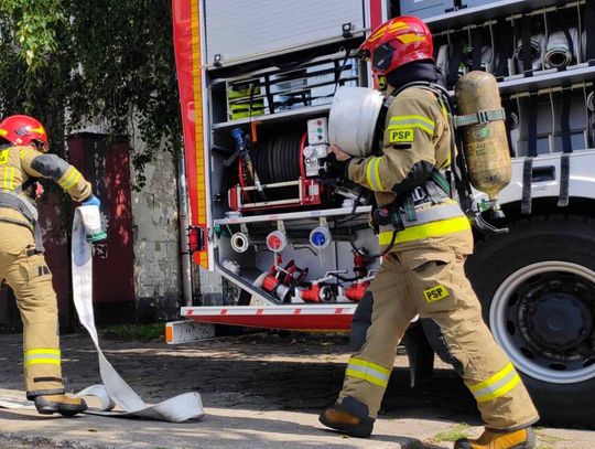 Pożar w kuchni na Plantach. Mieszkańcy czekali na balkonie na strażaków