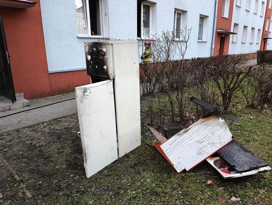 Pożar w mieszkaniu przy ul. Traugutta. Jedna osoba poszkodowana