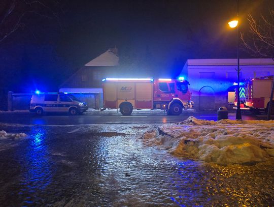 Pożar w ogrzewalni przy ul. Wyszyńskiego. Interweniowała straż pożarna