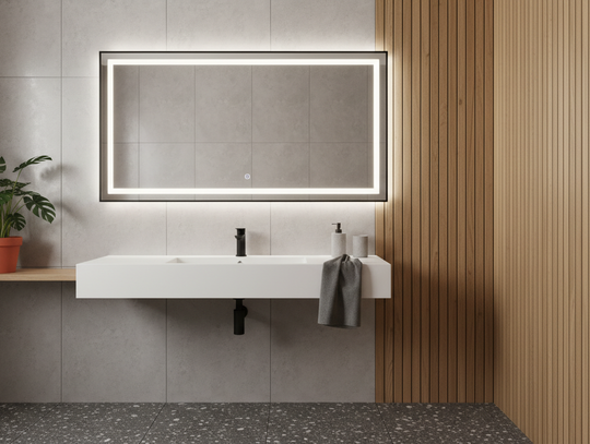 Prostokątne Lustra LED: Niezbędnik Nowoczesnej Łazienki