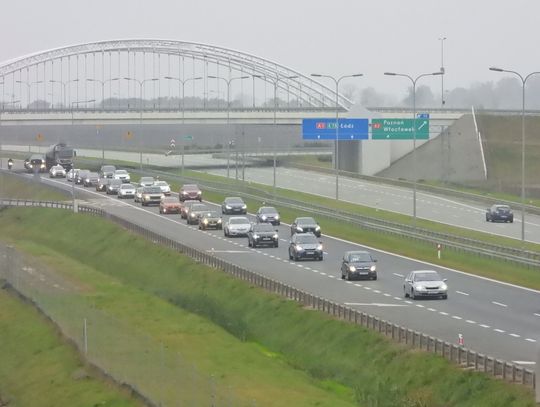 Protestujący wjechali na autostradę A1