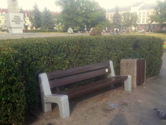 Ratusz wymieni wysłużone ławki na Placu Wolności