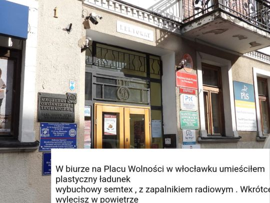 Rosjanie chcieli wysadzić biuro Borowiak, Złotowskiego i Łyczaka? Poseł dostał e-mail o podłożonej bombie
