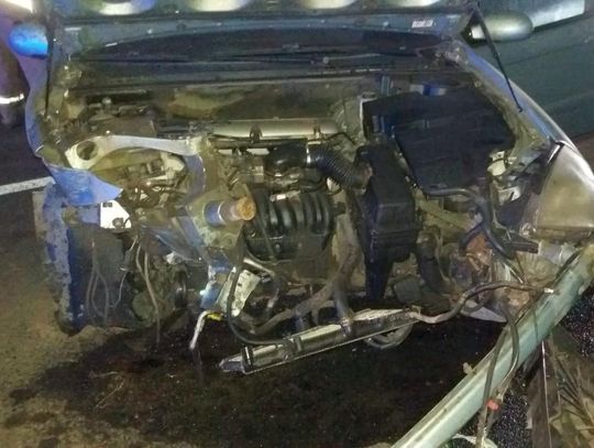 Rozbił auto i schował się w burakach przed policjantami