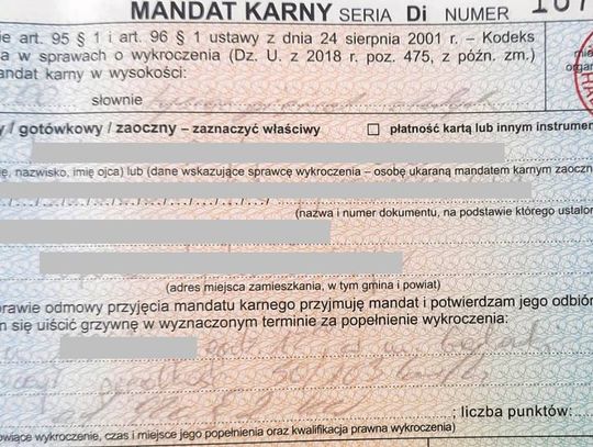 Rozpędził auto w terenie zabudowanym do 103 km/