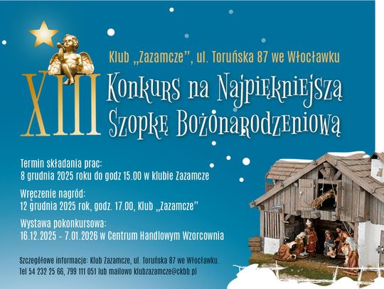 Rusza konkurs na budowę najpiękniejszej szopki bożonarodzeniowej