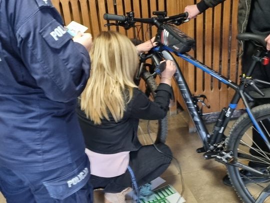 Ruszyła akcja znakowania rowerów