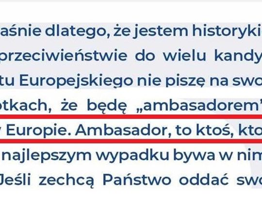 Ruszyła kampania. Wojna o hasło "ambasadora regionu" i strzał historyka dyplomacji