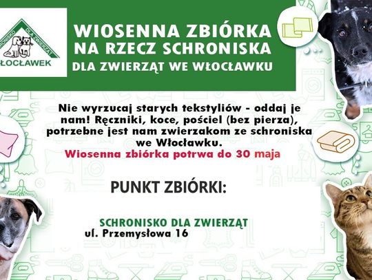Schronisko dla Zwierząt prosi o koce, ręczniki i pościel