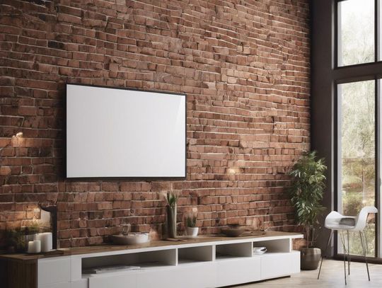 Ściana z cegły w salonie - jak ją zrobić krok po kroku?