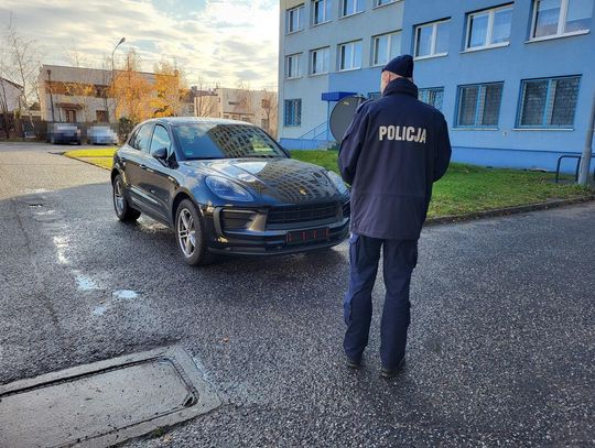 Skradzione w Niemczech Porsche znaleziono na terenie powiatu włocławskiego