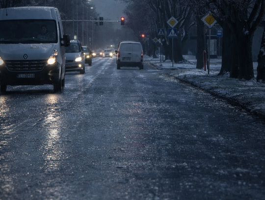 Śliskie drogi od świtu. IMGW ostrzega przed marznącymi opadami
