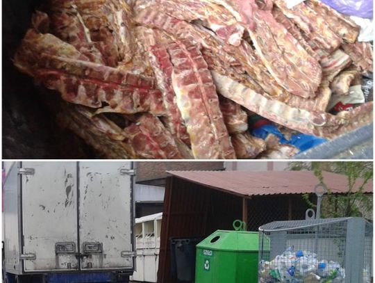 "Śmierdzące odpady mięsne" trafiły do przyblokowego śmietnika przy ul. Wyszyńskiego. Straż Miejska odmówiła wysłania patrolu