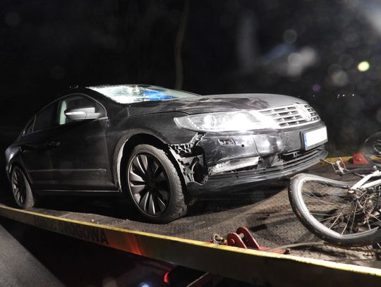 Śmiertelne potrącenie rowerzysty pod Włocławkiem