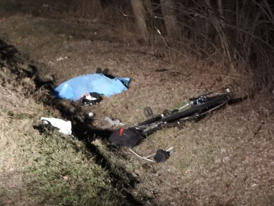 Śmiertelne potrącenie rowerzysty pod Włocławkiem