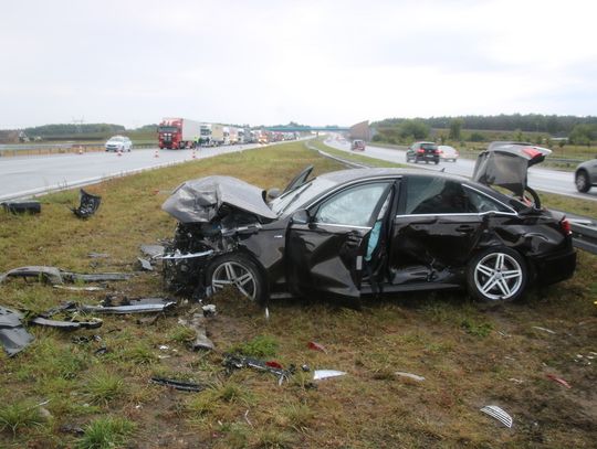 Śmiertelny wypadek na A1. Utrudnienia trwały kilka godzin