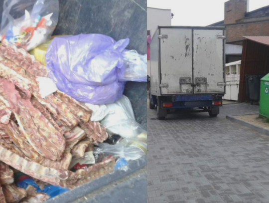 Sprawa podrzucanych odpadów mięsnych na ul.Wyszyńskiego trafiła do Sanepidu