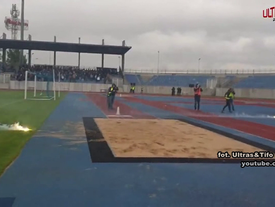 Straty po wyczynach pseudokibiców na stadionie OSiR wyceniono na 17,5 tysiąca złotych