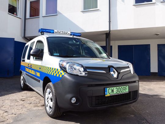 Straż Miejska ma samochód o napędzie elektrycznym. Kosztował 143 000 zł