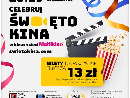 ŚWIĘTO KINA 2024. Dwa dni z biletem do Multikina za 13 zł!