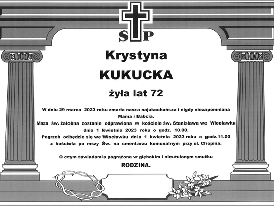 Szkoła Podstawowa nr 5 żegna Krystynę Kukucką, wieloletnią nauczycielkę