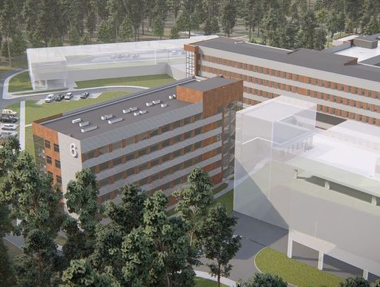 Szpital w ciągu najbliższych 2 lat bardzo się zmieni. Wyburzą jeden z pawilonów i postawią dwa kolejne