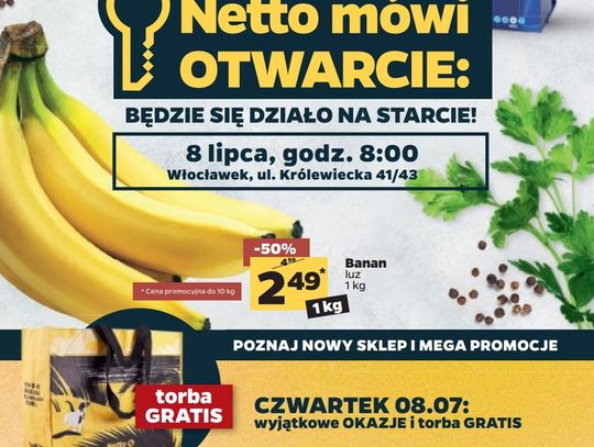 Takie torby będą rozdawać na otwarciu Netto już w czwartek. Będzie powtórka z wiaderkami z Castoramy?