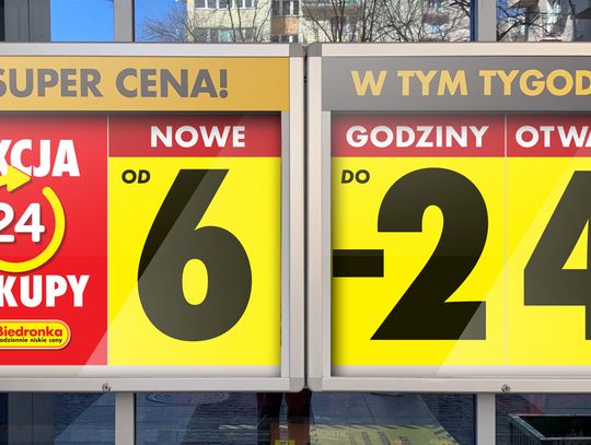 To nie był prima aprilisowy żart, Lidl i Biedronki naprawdę będą czynne całą dobę