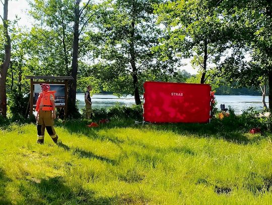 Tragedia na jeziorze Skoki. Utonął ok. 35-letni mężczyzna