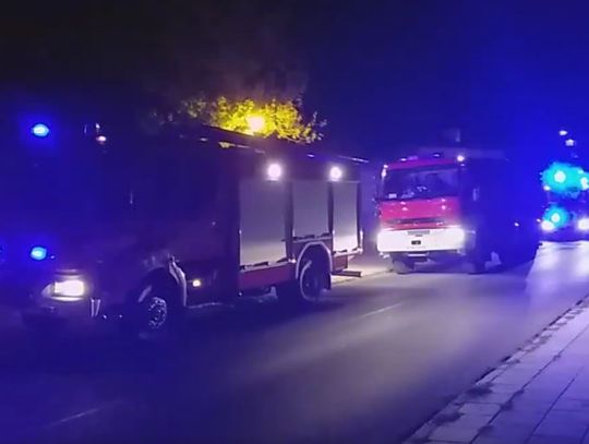 Trzy jednostki straży pożarnej gasiły pożar wczorajszej nocy na Zazamczu