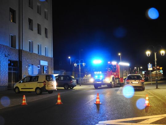Trzy zastępy straży i policja w bloku przy ul. Kościuszki
