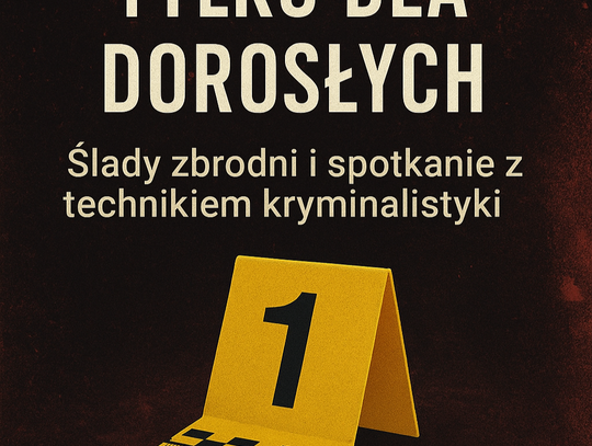 Tylko dla dorosłych. Ślady zbrodni i spotkanie z technikiem kryminalistyki w CKBB