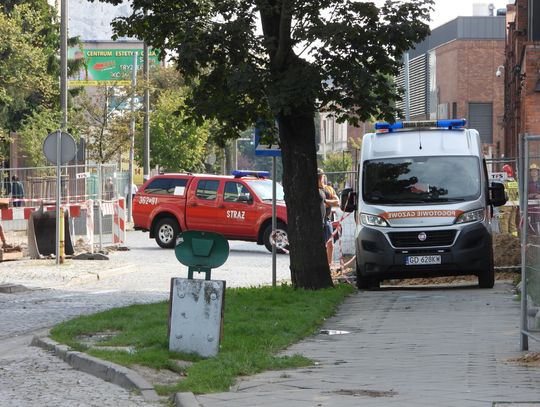 Ulica Kilińskiego zamknięta. Uszkodzony został gazociąg