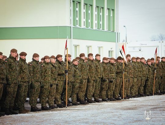 Uroczyste rozpoczęcie roku szkoleniowego w 8 Kujawsko-Pomorskiej Brygadzie Obrony Terytorialnej we Włocławku