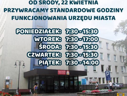 Urząd Miasta Włocławek wznawia pracę w pełnym wymiarze godzinowym, ale...