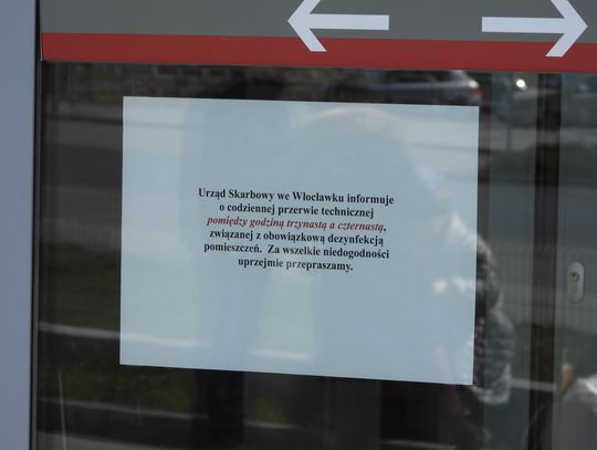 Urząd Skarbowy wprowadził zmiany w funkcjonowaniu, po akcji odkażania budynku