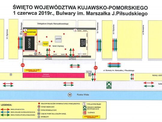 Uwaga! Jutro zmiana organizacji ruchu na ul. Bulwary