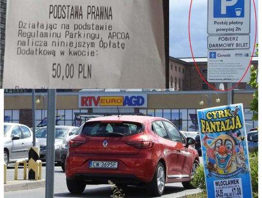 Uwaga na nowe zasady parkowania pod Kauflandem!. Kierowcy wyjeżdżają z opłatami w wysokości 50 zł, pojawiły się parkometry