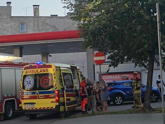 Zderzenie Peugeota i Toyoty na al. Chopina