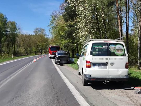 W Dobiegniewie doszło do kolizji Renault i Volkswagena