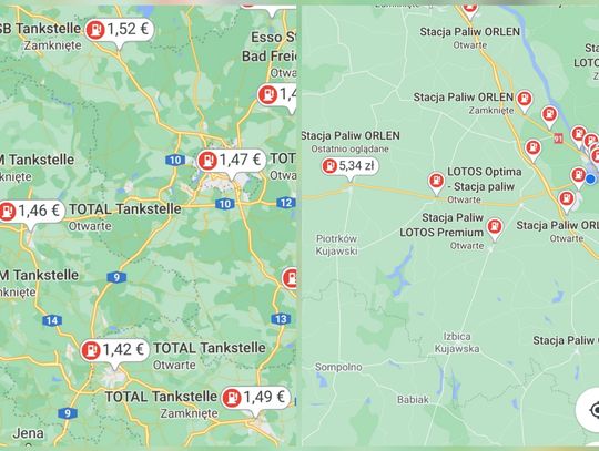 W Google Maps pojawią się ceny paliw na stacjach benzynowych. Sprawdziliśmy czy w okolicy już się pojawiły 