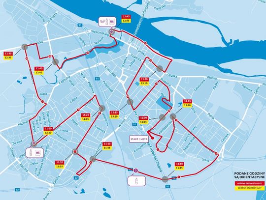 W niedzielę 8. ANWIL Półmaraton Włocławek. Będą utrudnienia na drogach