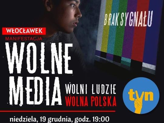 W niedzielę o 19.00 na placu Wolności manifestacja "Wolne media, wolni ludzie"