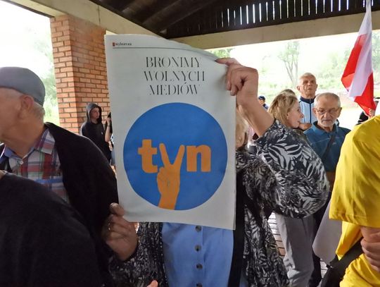 W parku na Słodowie manifestowano w obronie TVN i wolnych mediów