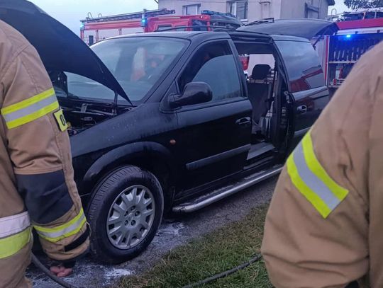 W Szpetalu doszło do pożaru auta osobowego